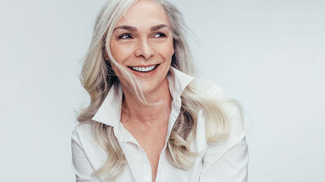 Lady with long hair